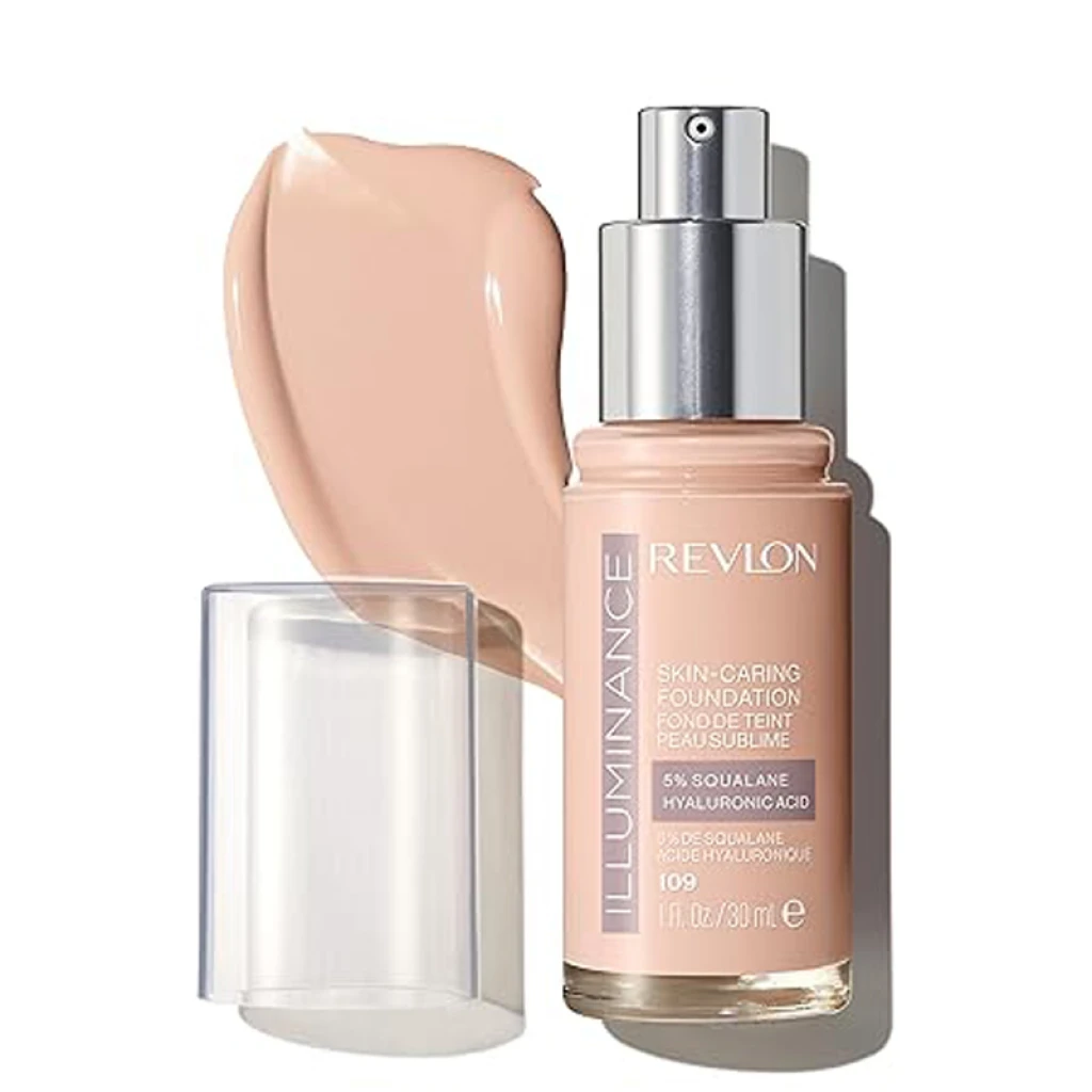 evlon Illuminance Skin-Caring Liquid Foundation 109 Light Ivory X 6