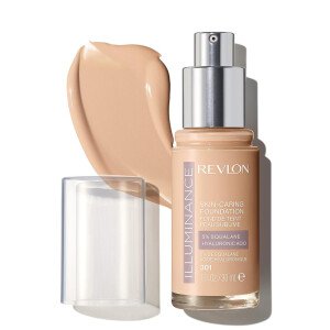evlon Illuminance Skin-Caring Liquid Foundation 301 Cool Beige X 6