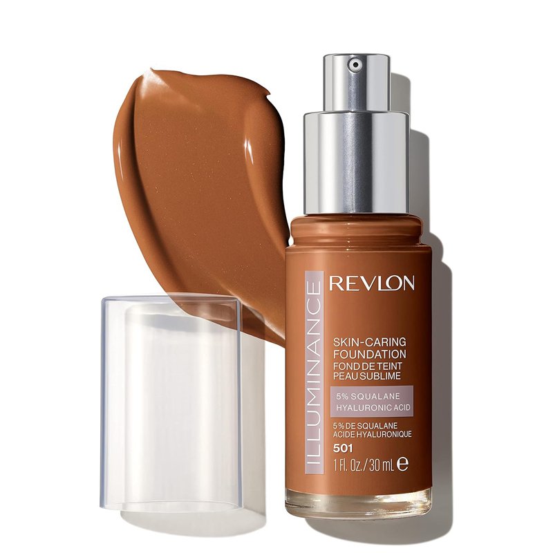 evlon Illuminance Skin-Caring Liquid Foundation 501 Toasted Caramel X 6 evlon Illuminance Skin-Caring Liquid Foundation 501 Toasted Caramel X 6