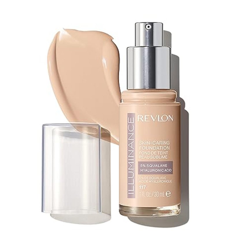 Revlon Illuminance Skin-Caring Liquid Foundation 117 Light Beige X 6 Revlon Illuminance Skin-Caring Liquid Foundation 117 Light Beige X 6