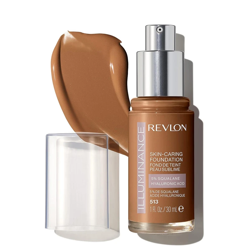 Revlon Illuminance Skin-Caring Liquid Foundation 513 Brown Suede X 6 Revlon Illuminance Skin-Caring Liquid Foundation 513 Brown Suede X 6
