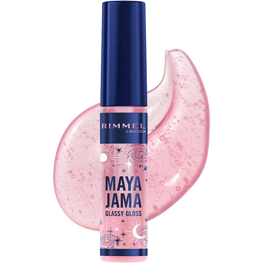Rimmel Maya Jama Glassy Lip Gloss 100 Water X 12
